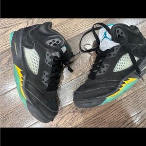 Kids Black and Yellow Sneakers